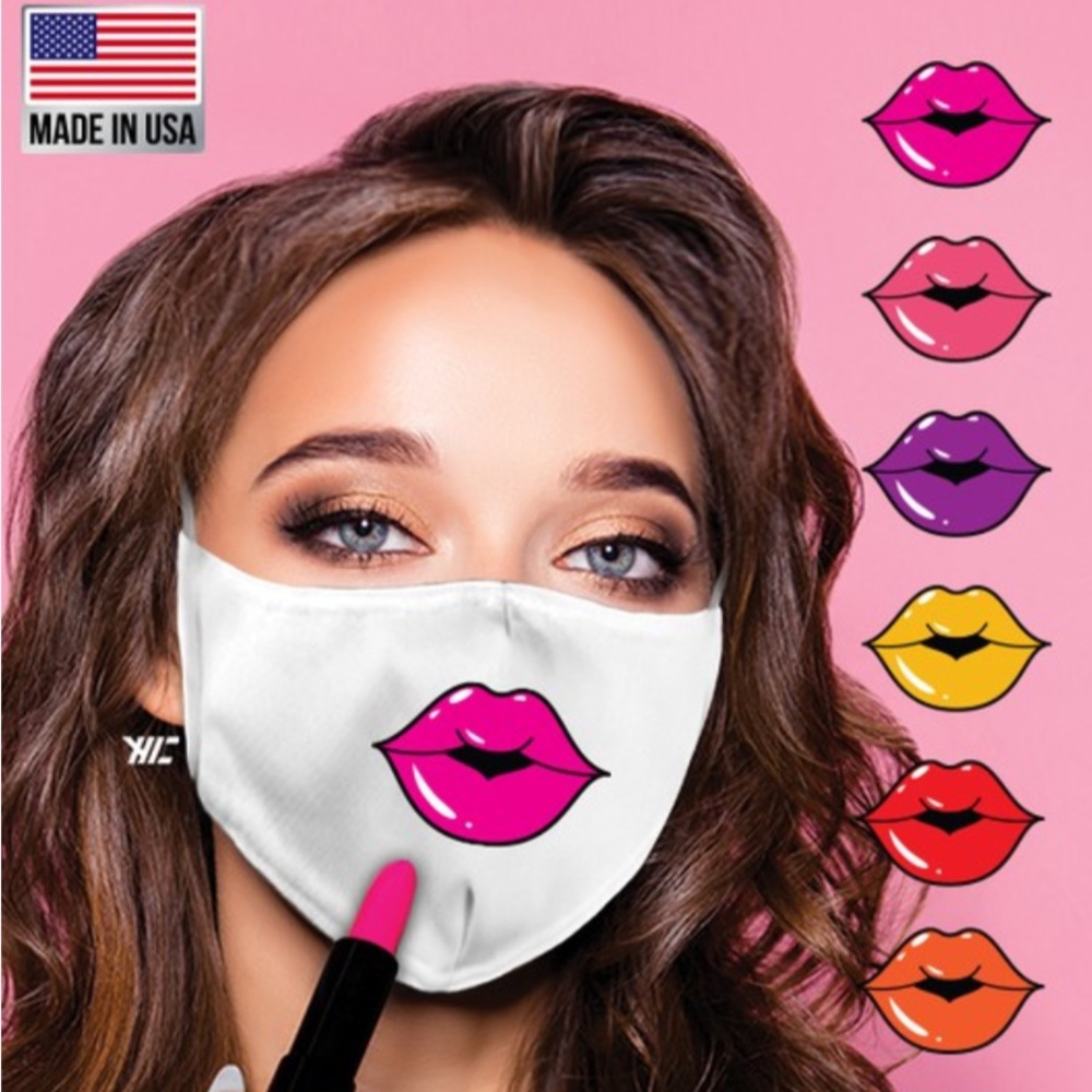 NEW IN STOCK Fast Ship Lip Lipstick Fun Face Mask - Picture 5 of 9